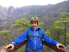 op de mirador de las Chozas