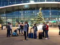 aankomst op Domodedovo airport