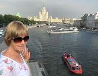 Moskva rivier met de universiteit