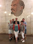 onder het hoofd van Lenin