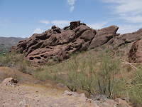hiken op Camelback Mountain
