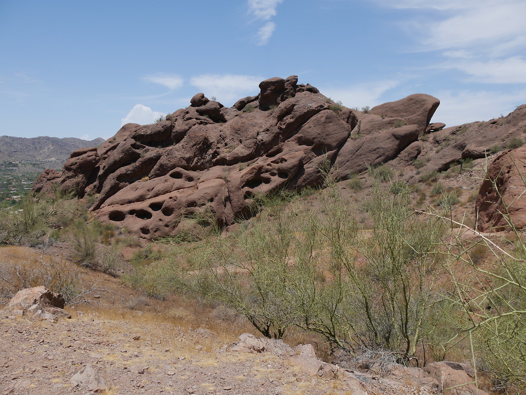 hiken op Camelback Mountain