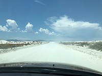 White sands
