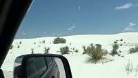rijden in Whitesands National Monument