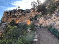 wandeling de canyon in
