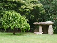Dolmen op de camping