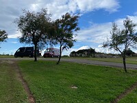 op de camping in Comillas