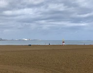 Laatste blik op het strand van Getxo.
