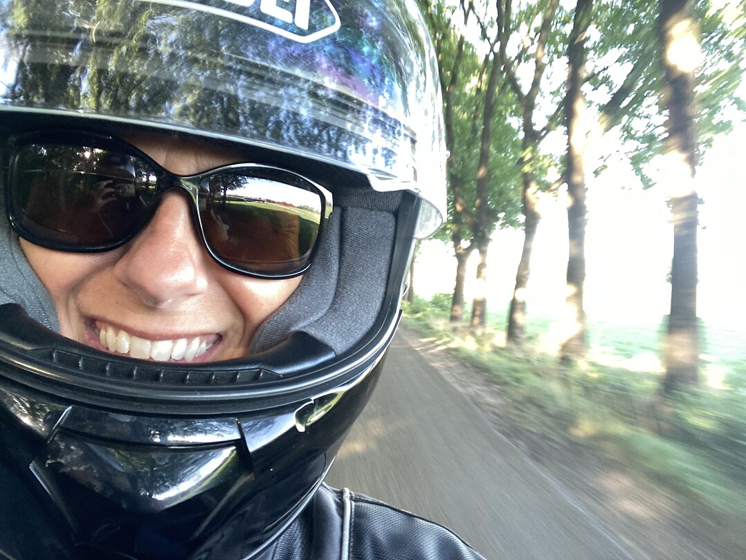 Happy miles selfie