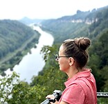 Ria met uitzicht op de Elbe