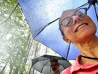 … begon het keihard te regenen ☔️