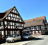 Thüringen met tig dorpjes met tig vakwerkhuisjes