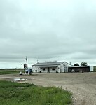 Typisch in het uitgestrekte prairieland: tankstation annex grocery store