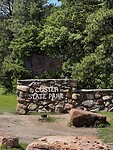 Entering Custer State Park, bekend om de loslopende buffalos