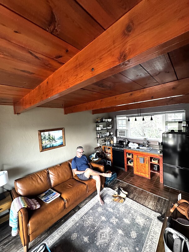 PM in onze cabin