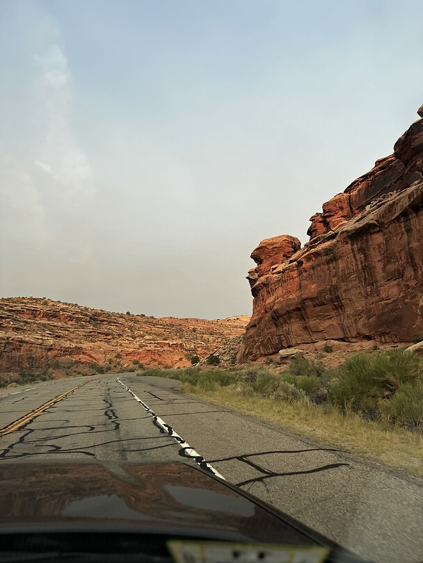 Op weg naar Canyonlands NP