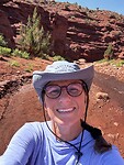 Slot canyon selfie