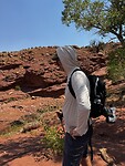Trendsetter in desert hoodie