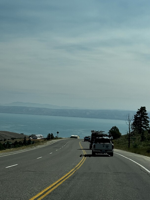 Bear Lake in view