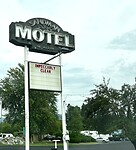 Dit soort motelletjes kom je tig keer tegen