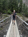 Kookenai Falls Suspension Bridge