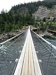 Kookenai Falls Suspension Bridge