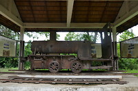 Oude Franse locomotief
