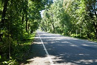 Highway 4 met schaduw
