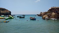 Swimming in the bay