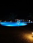 Swimming pool by night