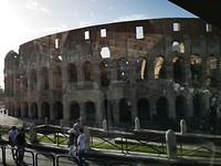 Ondergaande zon Colosseum