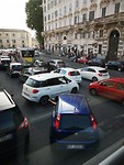 Verkeerschaos Rome