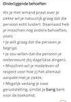 Onderlinge behoeften