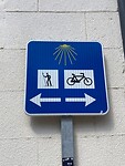 Hier de Camino vanuit het zuiden richting Santiago.