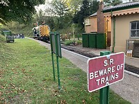 Station Alresford aan de Watercress Line.