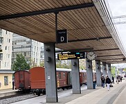 Twee historische treinen worden gekoppeld