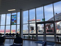Wachten op boarden naar Aberdeen