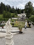 Uitzicht vanuit Schloss Linderhof