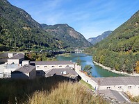 Uitzicht over fort, Brenner autosnelweg en meer