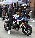 Duo proefrit met BMW F450GS