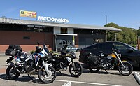 Bekende lunchlocatie op weg naar de veerboot