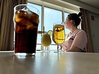 Eerste drinks on the ferry