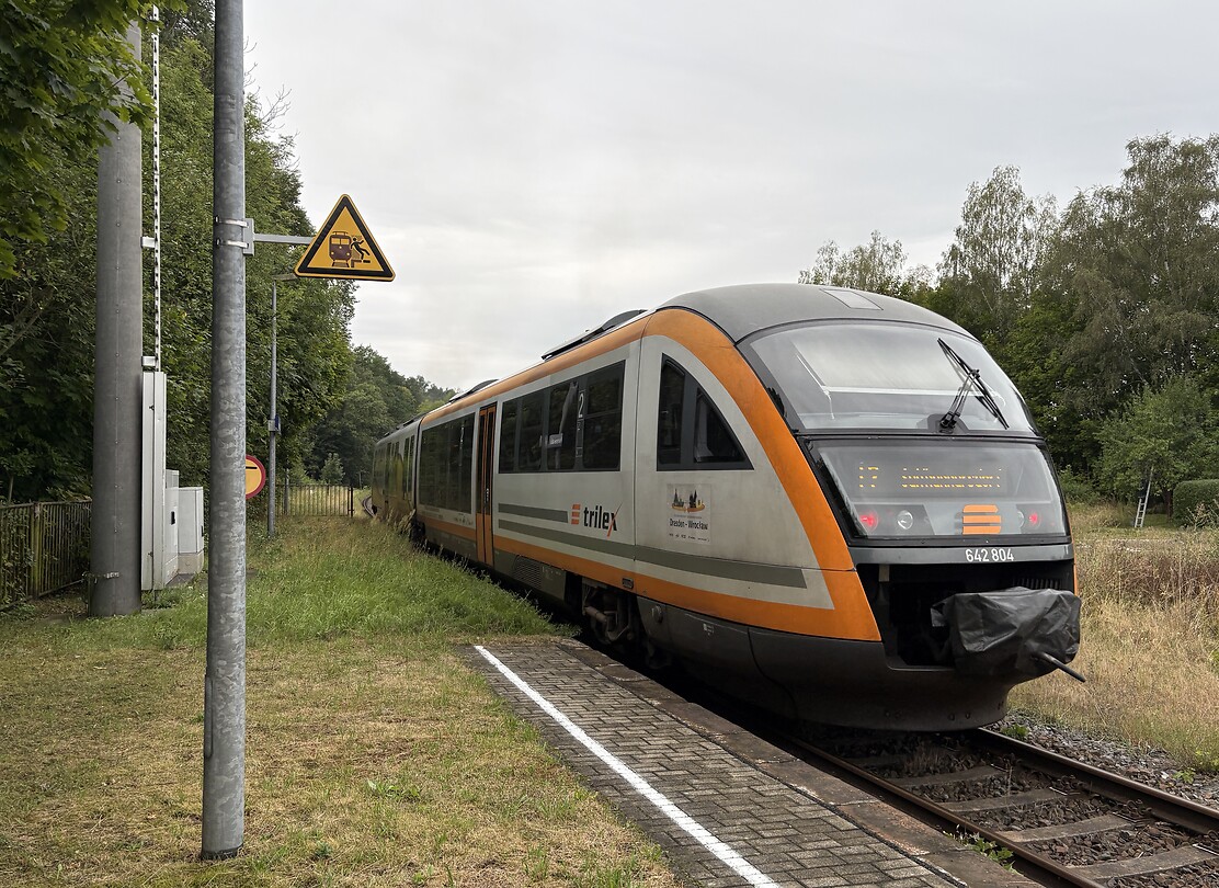 Toch nog een buitenlandse trein bij het geocachen