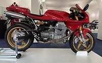 Ghezzi-Brain Moto Guzzi met unieke vering achter