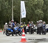 Geïnteresseerde cursisten bij de voortgezette opleiding