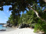 Tussen Glacis en Beau Vallon, een strandje die de meeste toeristen niet vinden