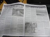 In de Victoria Times, de nationale krant