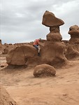 Paul op een "paard"