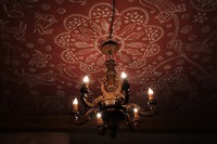 Plafond bij Georgisch restaurant Daredzhani