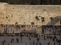 De 'Western wall' oftewel de Klaagmuur